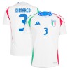 Italia DiMarco 3 Borte EM 2024 - Herre Fotballdrakt